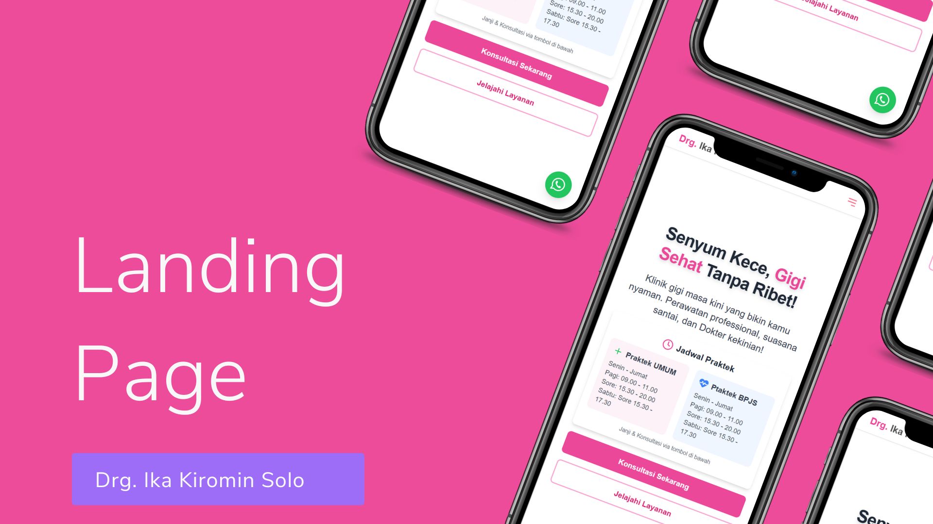 Dental Clinic Landing Page Portal screenshot 1